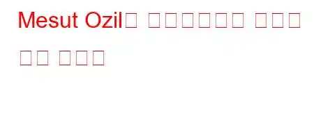 Mesut Ozil은 이스탄불에서 어디에 살게 될까요